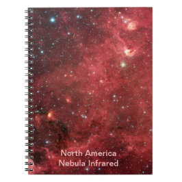 Cuaderno Infrarrojos de nebulosa de Norteamérica