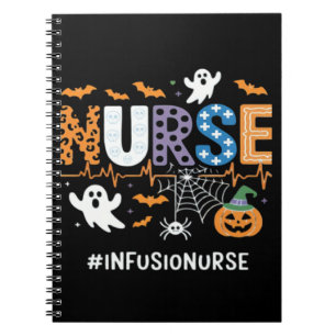 Cuaderno Infusion Nurse Enfermería Estetoscopio Halloween E