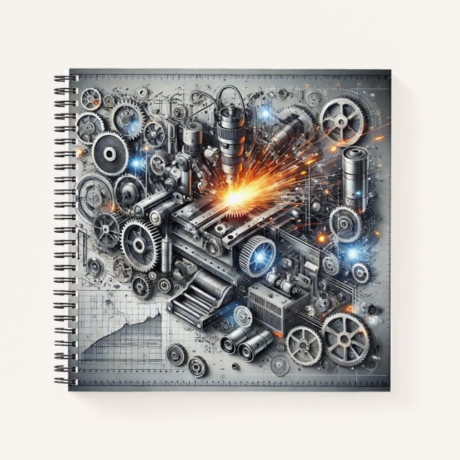 Cuaderno Ingeniería Mecánica: Innovación, Diseño y Construc (Anverso)