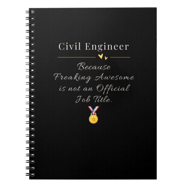 Cuaderno Ingeniero Civil (Frente)