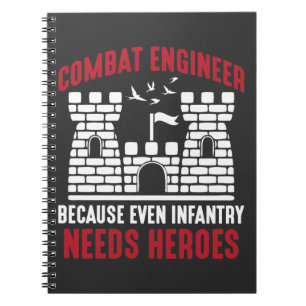 Cuaderno Ingeniero de Combate Hero Army Ingeniería Infante