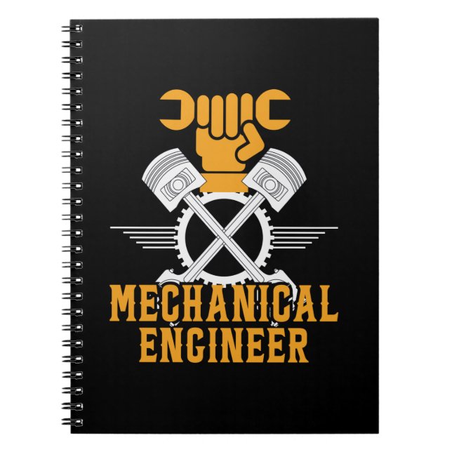 Cuaderno Ingeniero Ingeniero Mecánico (Frente)