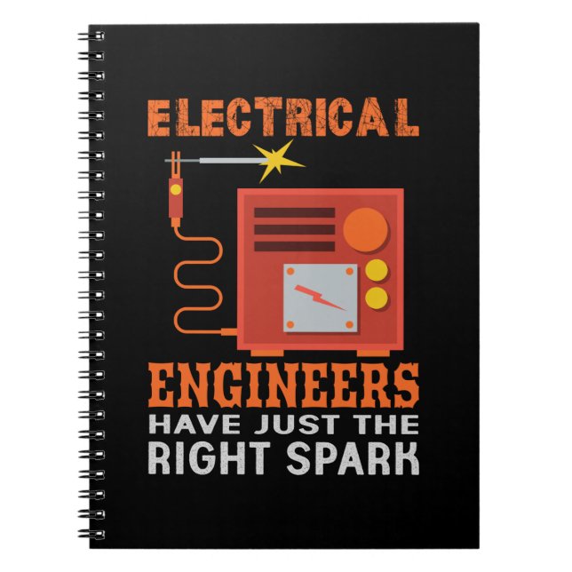 Cuaderno Ingeniero Los ingenieros eléctricos tienen justo l (Frente)