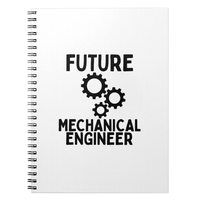 Cuaderno Ingeniero mecánico futuro (Frente)