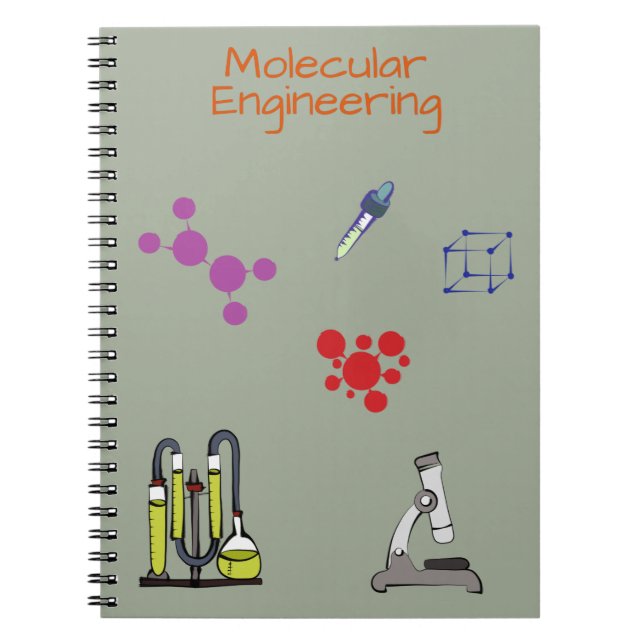 Cuaderno Ingeniero molecular Ingeniería química (Frente)