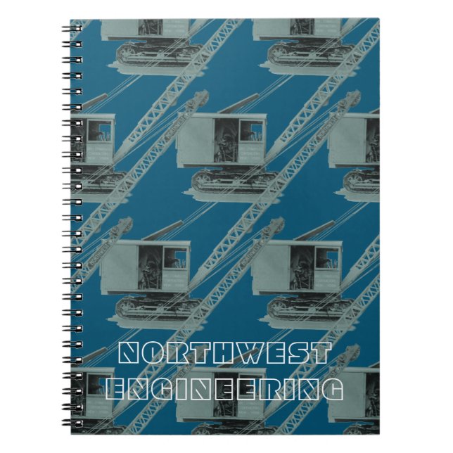 Cuaderno INGENIERO OPERATIVO DE grúa y pala del noroeste (Frente)