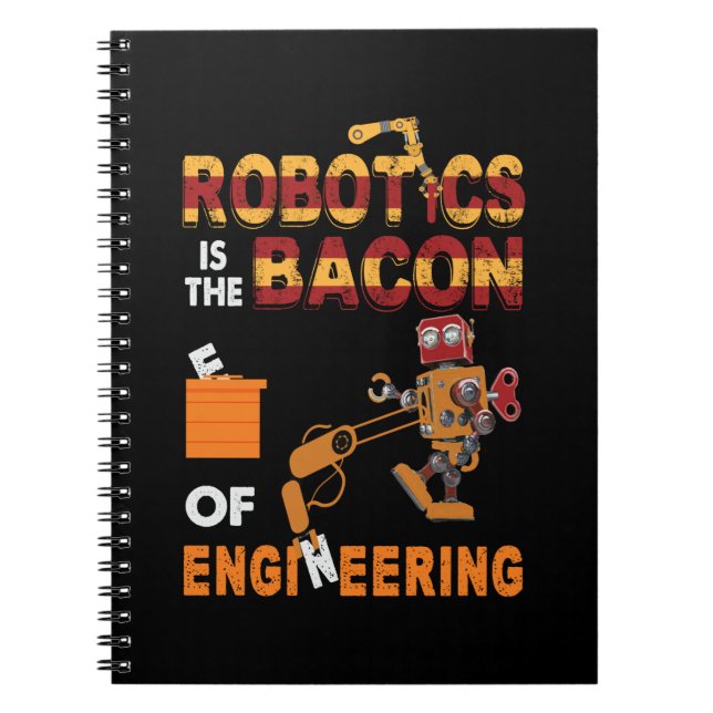 Cuaderno Ingeniero Robótica De Ingeniería (Frente)