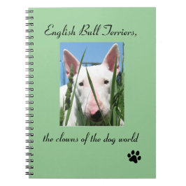 Cuaderno Inglés bull terrier los payasos del mundo del