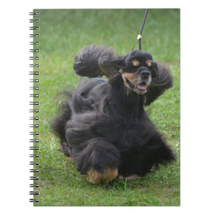 Cuaderno Inglés lindo cocker spaniel