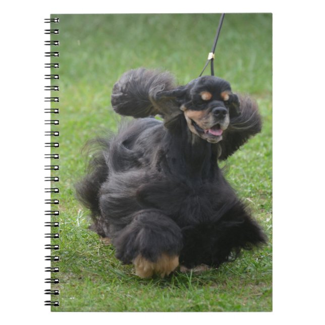 Cuaderno Inglés lindo cocker spaniel (Frente)