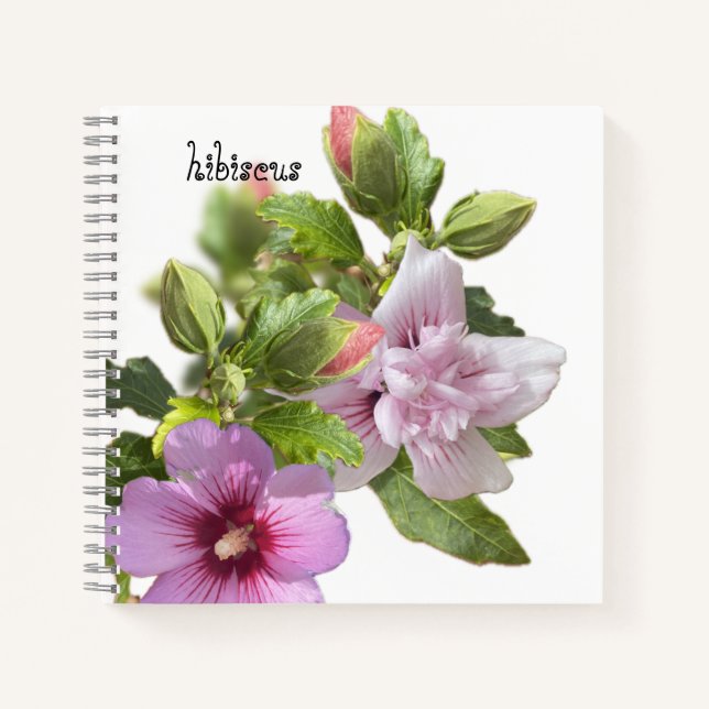 Cuaderno Inhibisco rosa (Anverso)