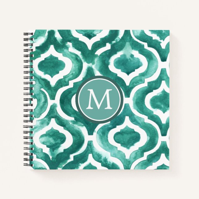 Cuaderno Inicial | Aquamarine Motif IV (Anverso)