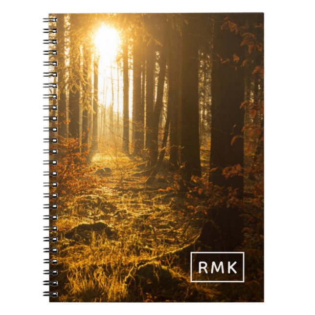 Cuaderno Inicial | Bosque durante el otoño (Frente)