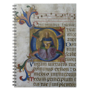 Cuaderno Inicial "D" del ms 531 f.169v Historiated que