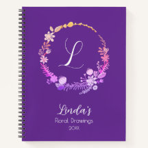 Inicial de Monograma Elegante Nombre Personalizado