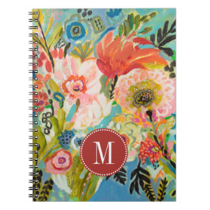 Cuaderno Inicial Floral de jardín secreto III
