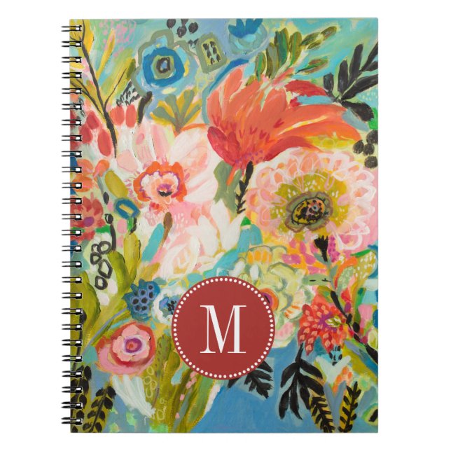Cuaderno Inicial | Floral de jardín secreto III (Frente)