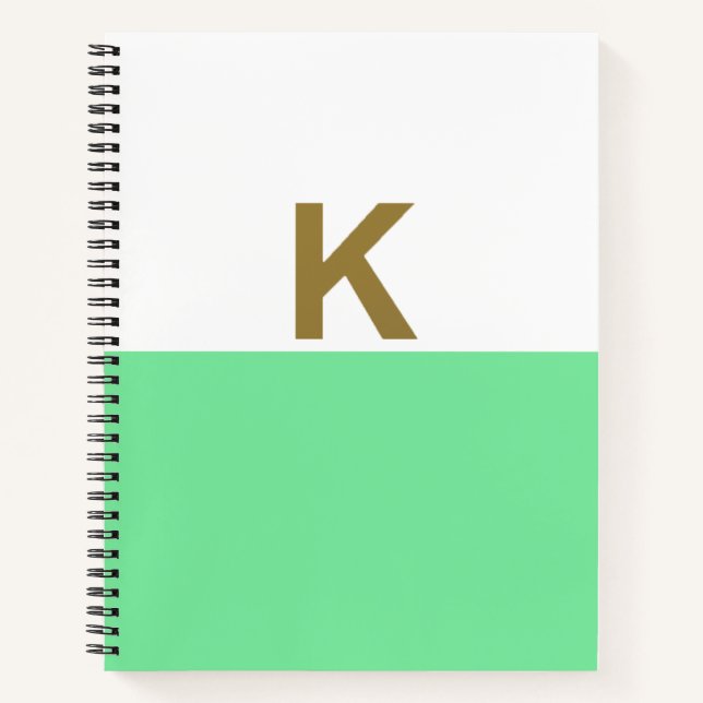 Cuaderno Inicial K Gold (Anverso)