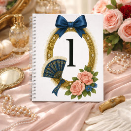 Cuaderno Inicial L Personalizada Elegante Regencia