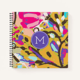 Cuaderno Inicial   Pink Boho Floral I