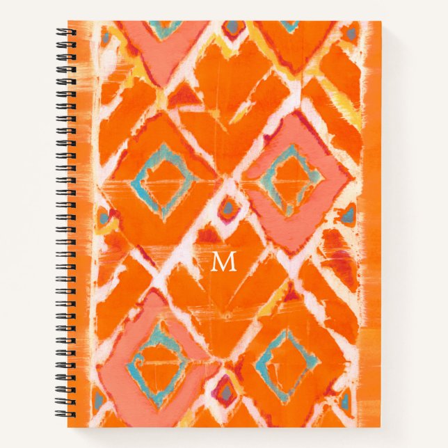 Cuaderno Inicial | Tribal II Naranja (Anverso)