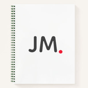 Cuaderno Iniciales audaces modernos Afirmación llamativa