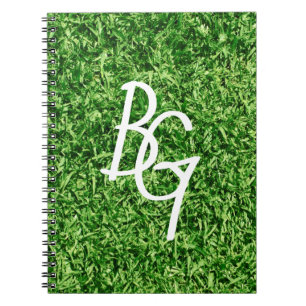 Cuaderno Iniciales de Green Grass de Gardner