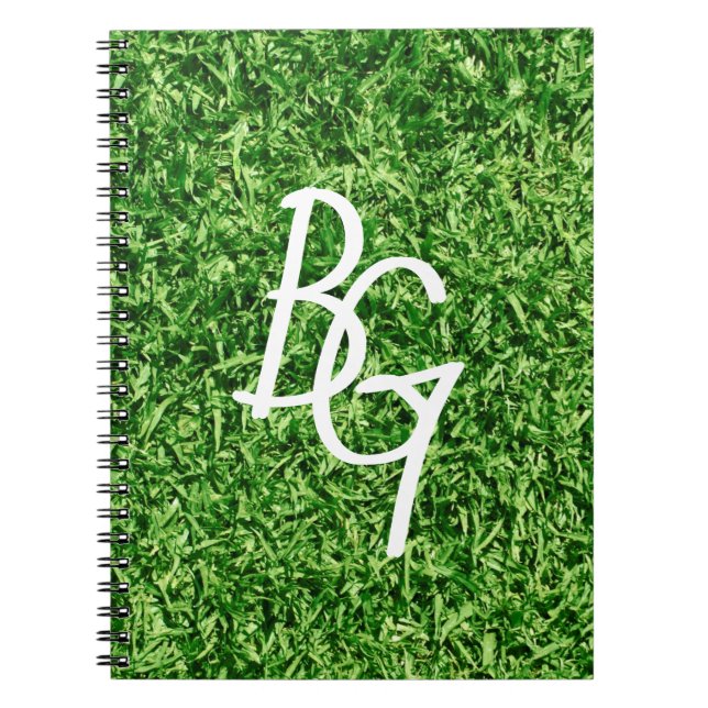 Cuaderno Iniciales de Green Grass de Gardner (Frente)