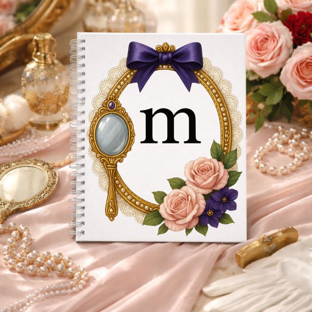 Cuaderno Initial M Personal Writing Elegant Regency (Subido por el creador)