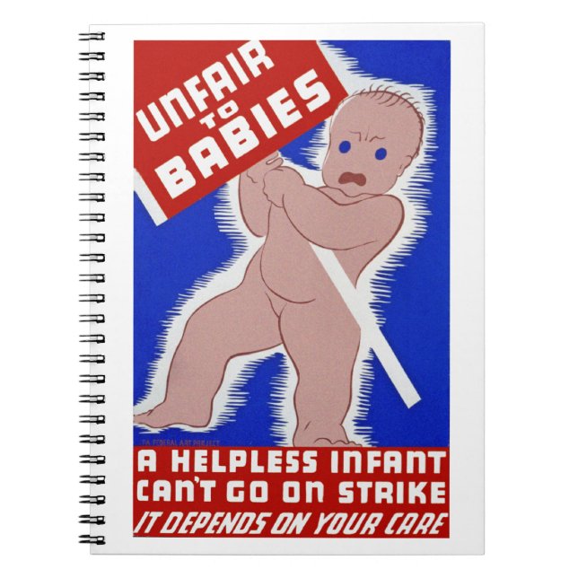 Cuaderno Injusto para los bebés (Frente)