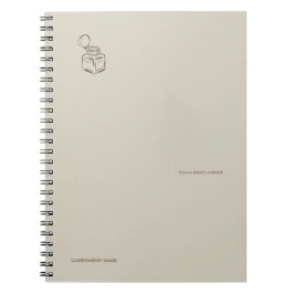 Cuaderno Ink pot- Forgotten Archive- Minimalist