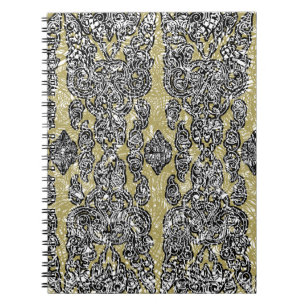 Cuaderno inmaculado patetánico floral camboyano, ab