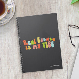 Cuaderno Inmobiliaria es mi reactor de color verde y groovy