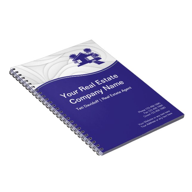 Cuaderno Inmobiliaria. Estructura. Plata azul (Lado Derecho)