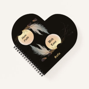 Cuaderno Inner Peace & Healing Heart-Shaped Zen Notebook
