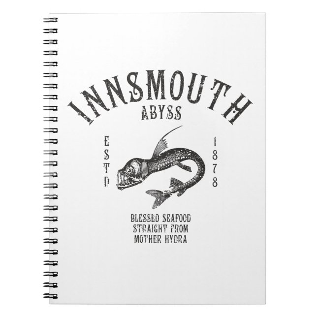 Cuaderno Innsmouth Seafood Pescado Profundo Viperfish (Frente)