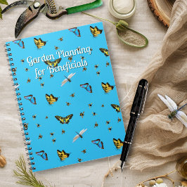 Cuaderno Insectos Beneficiosos Título Personalizado Azul