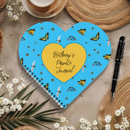 Cuaderno Insectos Beneficiosos Título Personalizado Corazón