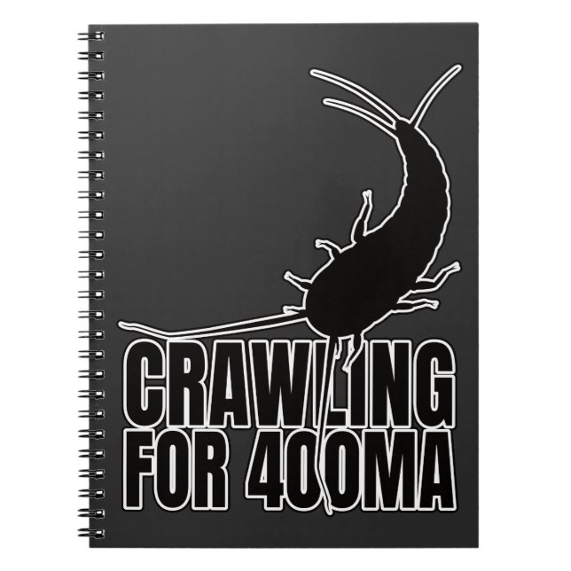 Cuaderno Insectos primitivos silverfish - Geek de la Entomo (Frente)