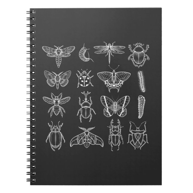 Cuaderno Insects Funny Entomologist Bug Catcher Entomology (Frente)