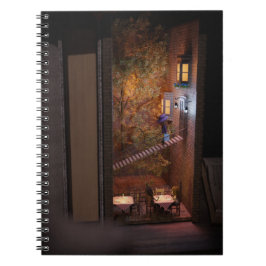 Cuaderno Inserción del estante del libro - escaleras a casa