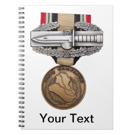 Cuaderno Insignia de la acción del combate de OIF