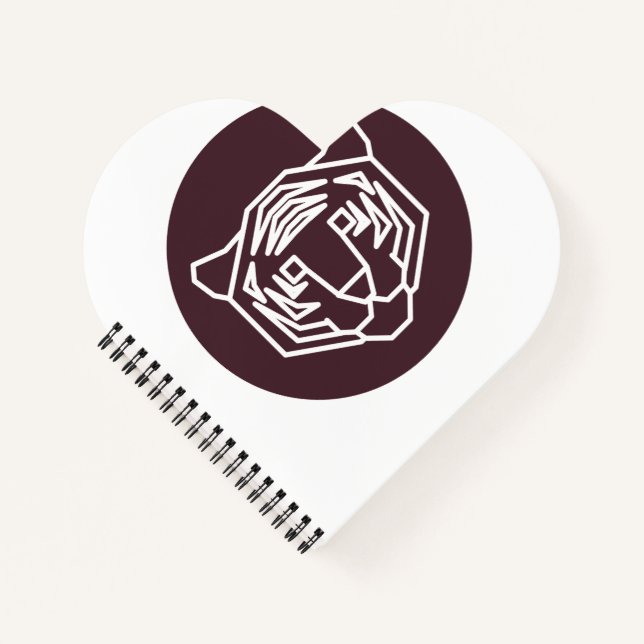 Cuaderno Insignia de la cara del tigre (Anverso)