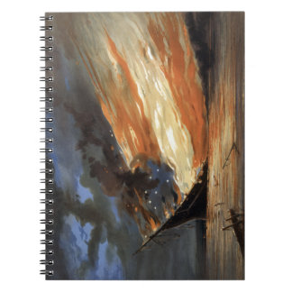 Cuaderno Insignia de la Guerra Civil Rebelde contra el fueg