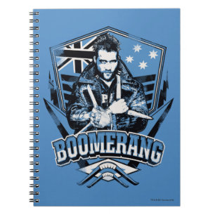 Cuaderno Insignia del bumerán del pelotón el   del suicid