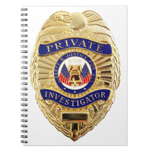 Cuaderno Insignia del investigador privado