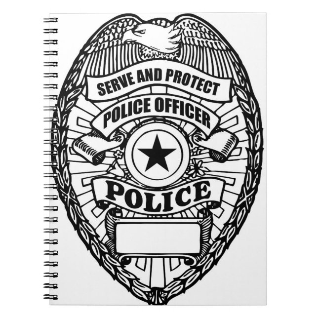Cuaderno Insignia policial - Genérica (Frente)