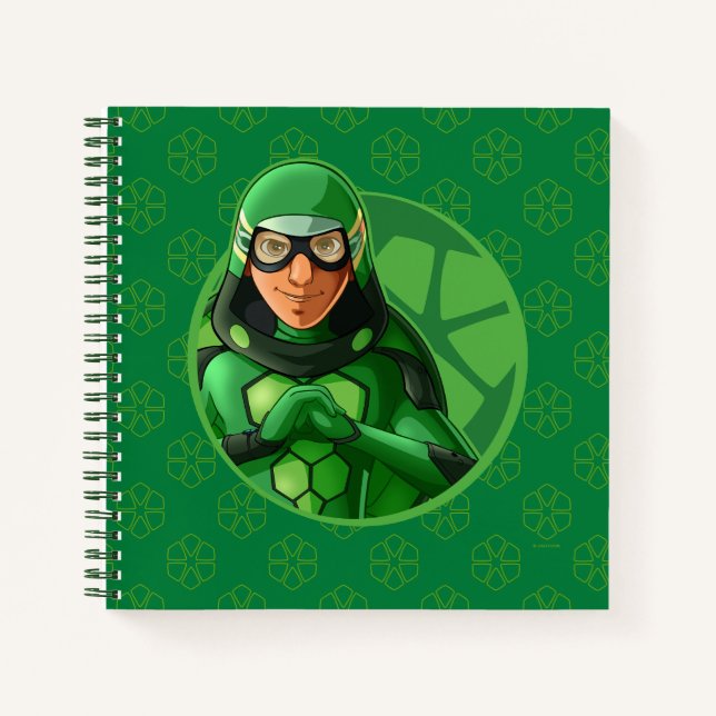 Cuaderno Insignia verde de Carapace (Anverso)