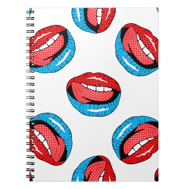 Cuaderno Insignias para parches de personalizado: Pop retro (Frente)
