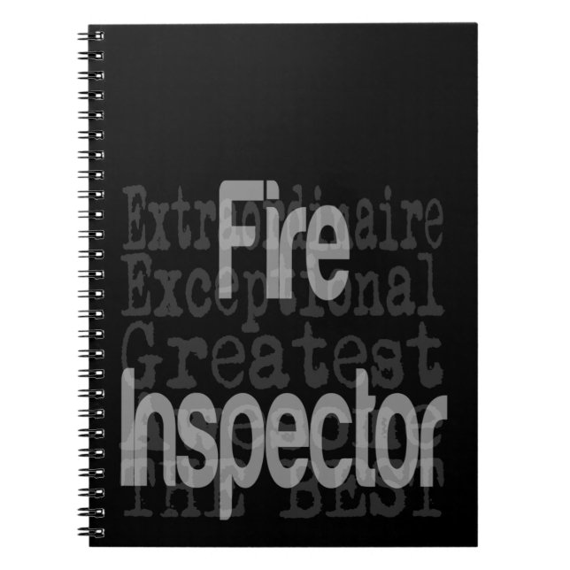 Cuaderno Inspector de Incendios Extraordinario (Frente)